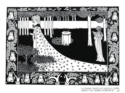 La Beale Isoud a Joyous Gard, illustrazione da 